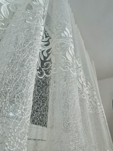 Perdea Organza alb si crem cod 2071 Perdele de Poveste